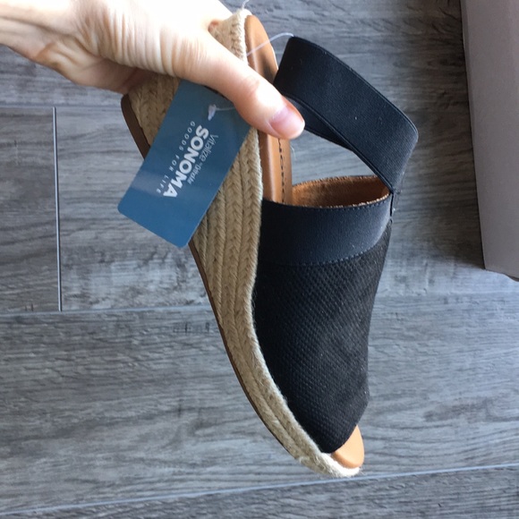 Sonoma open toe wedge shoes - Picture 2 of 4